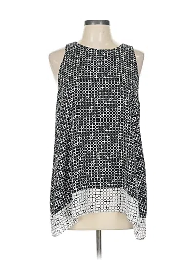 Pre-owned Max Studio Sleeveless Blouse In Silver