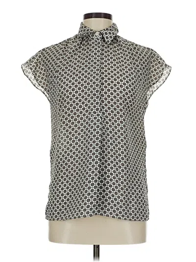 Pre-owned Max Studio Sleeveless Blouse In Silver