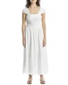 Max Studio Textured Knit Maxi Dress In White