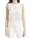 Max Studio Sleeveless Sweater Linen-blend Top
