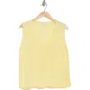 Max Studio Sleeveless Sweater Tank In Yellow