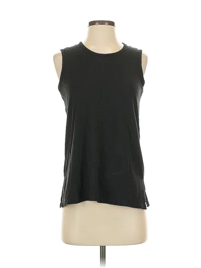 Pre-owned Max Studio Sleeveless T-shirt In Black