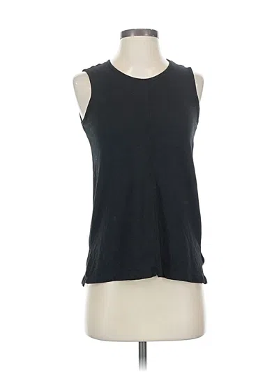 Pre-owned Max Studio Sleeveless T-shirt In Black