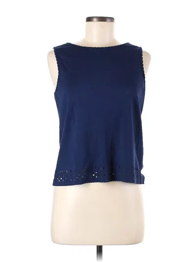 Pre-owned Max Studio Sleeveless T-shirt In Blue