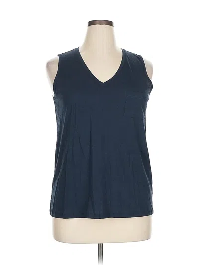 Pre-owned Max Studio Sleeveless T-shirt In Blue