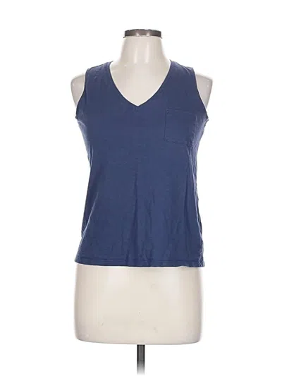 Pre-owned Max Studio Sleeveless T-shirt In Blue