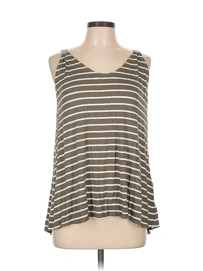 Pre-owned Max Studio Sleeveless T-shirt In Brown