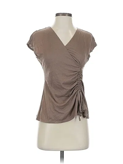 Pre-owned Max Studio Sleeveless T-shirt In Brown
