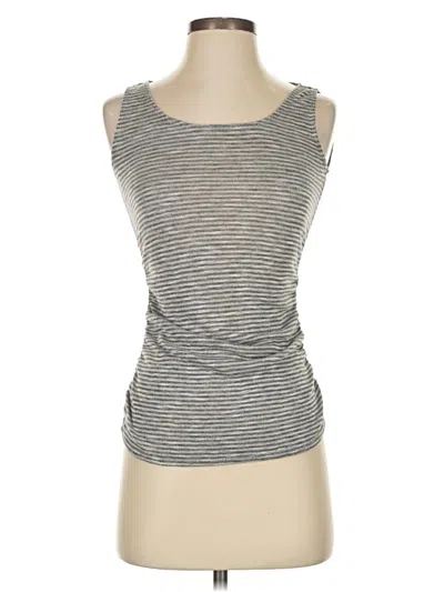 Pre-owned Max Studio Sleeveless T-shirt In Gray