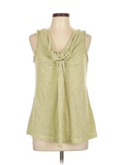 Pre-owned Max Studio Sleeveless T-shirt In Green