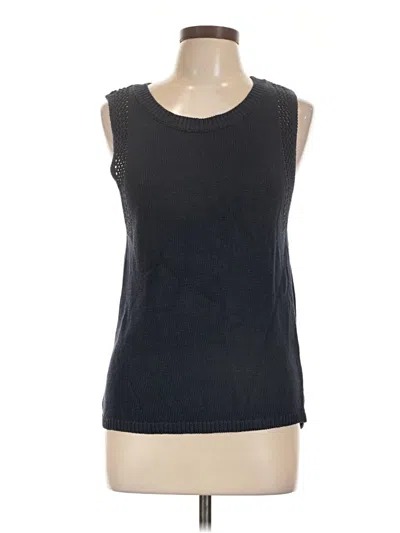 Pre-owned Max Studio Sleeveless Top Black Boatneck Tops