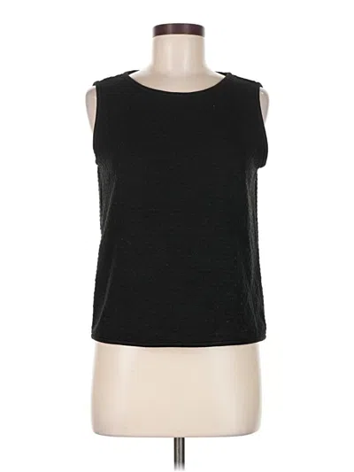 Pre-owned Max Studio Sleeveless Top Black Boatneck Tops