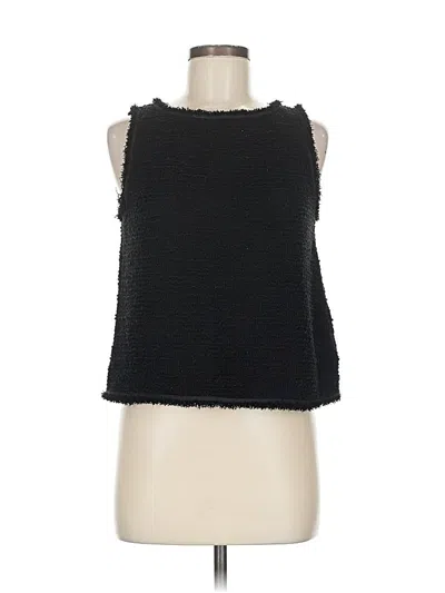 Pre-owned Max Studio Sleeveless Top Black Halter Neckline Tops