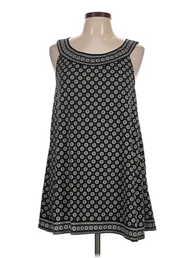Pre-owned Max Studio Sleeveless Top Black Square Neckline Tops