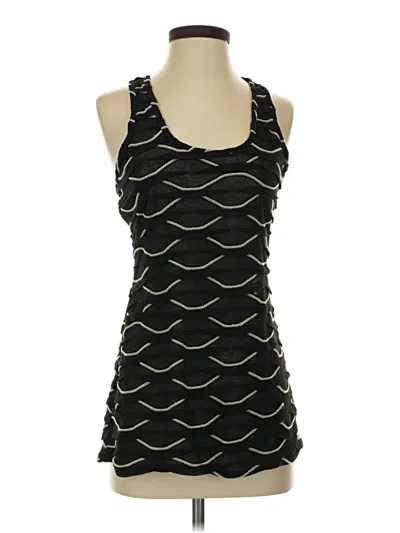 Pre-owned Max Studio Sleeveless Top Black Sweetheart Neckline Tops