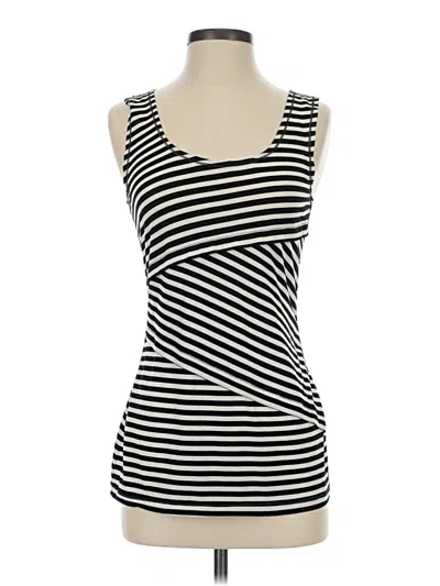 Pre-owned Max Studio Sleeveless Top Black Sweetheart Neckline Tops