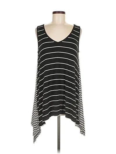 Pre-owned Max Studio Sleeveless Top Black V Neck Tops
