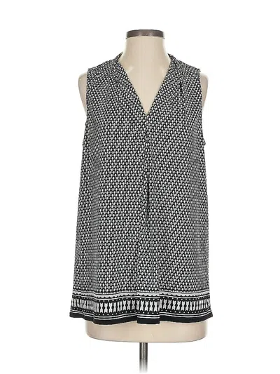 Pre-owned Max Studio Sleeveless Top Black V Neck Tops