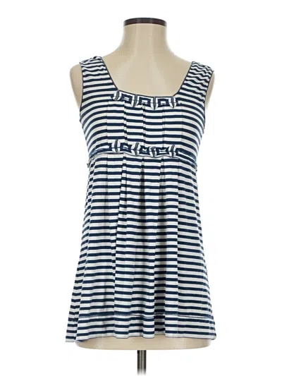 Pre-owned Max Studio Sleeveless Top Blue Scoop Neck Tops