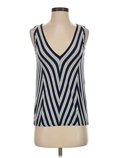 Pre-owned Max Studio Sleeveless Top Blue V Neck Tops