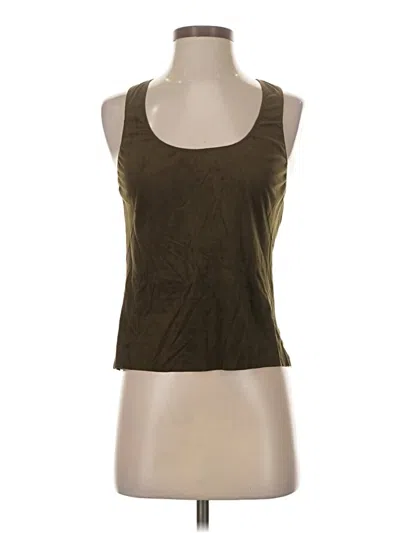 Pre-owned Max Studio Sleeveless Top Brown Halter Neckline Tops
