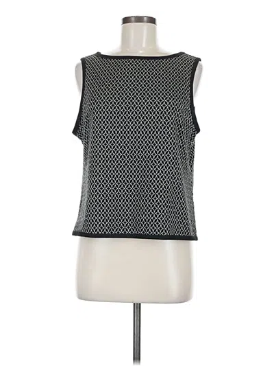 Pre-owned Max Studio Sleeveless Top Gray Boatneck Tops