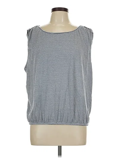 Pre-owned Max Studio Sleeveless Top Gray Boatneck Tops