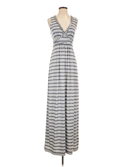 Pre-owned Max Studio Sleeveless Top Gray Halter Neckline Tops