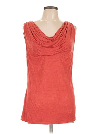 Pre-owned Max Studio Sleeveless Top Red Cowl Neck Tops