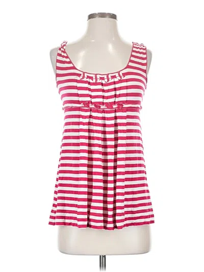 Pre-owned Max Studio Sleeveless Top Red Sweetheart Neckline Tops