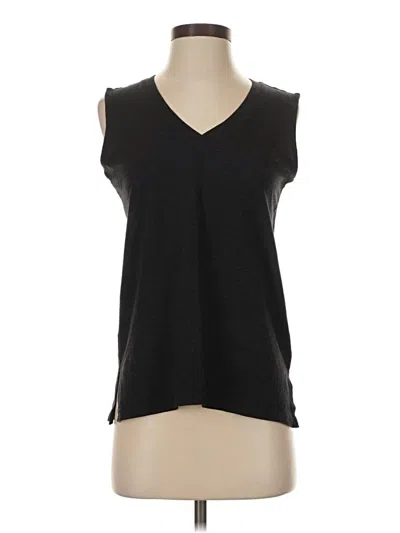 Pre-owned Max Studio Sleeveless T-shirt In Black