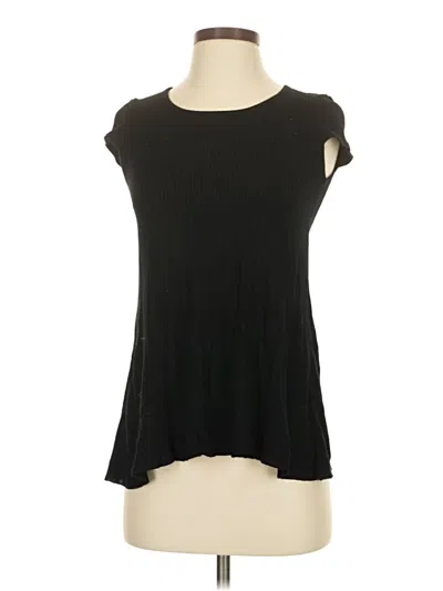 Pre-owned Max Studio Sleeveless T-shirt In Black