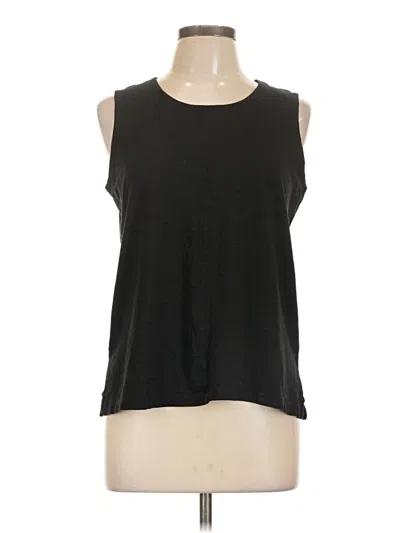 Pre-owned Max Studio Sleeveless T-shirt In Black
