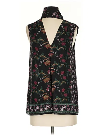 Pre-owned Max Studio Sleeveless T-shirt In Black