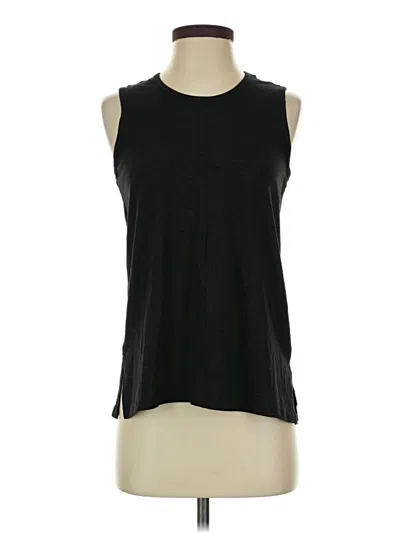 Pre-owned Max Studio Sleeveless T-shirt In Black