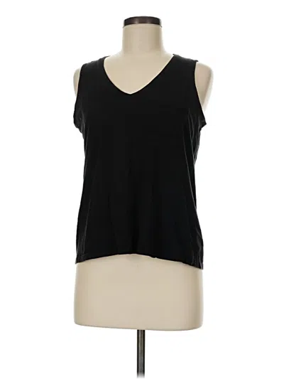 Pre-owned Max Studio Sleeveless T-shirt In Black