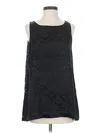 Max Studio Sleeveless T-shirt In Black