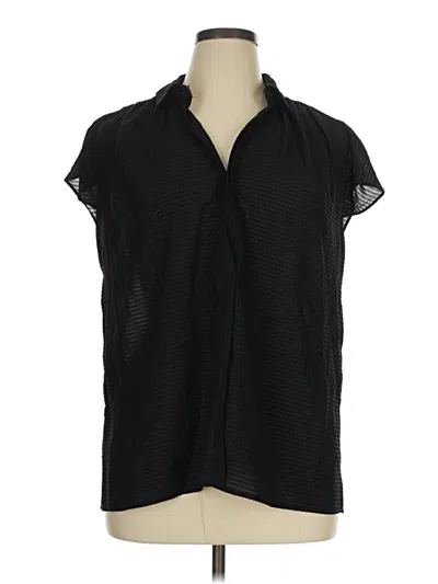 Pre-owned Max Studio Sleeveless T-shirt In Black