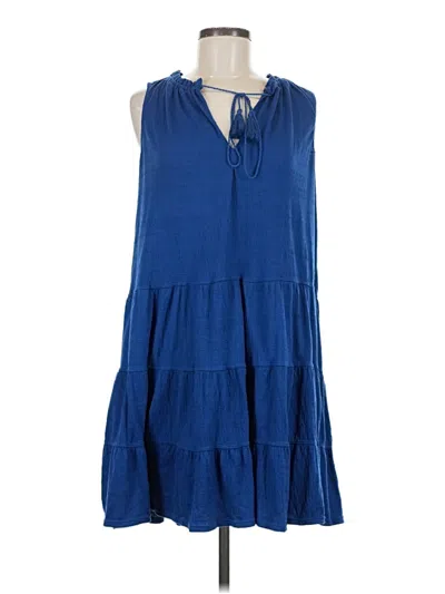 Pre-owned Max Studio Sleeveless T-shirt In Blue