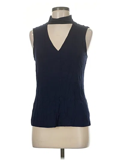 Pre-owned Max Studio Sleeveless T-shirt In Blue