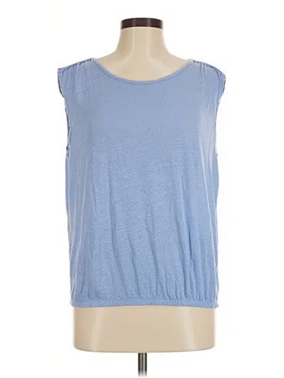 Pre-owned Max Studio Sleeveless T-shirt In Blue