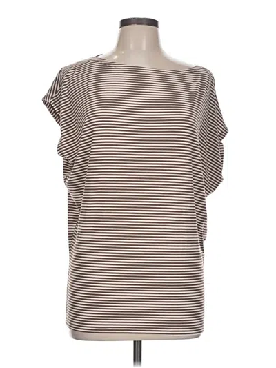 Pre-owned Max Studio Sleeveless T-shirt In Brown
