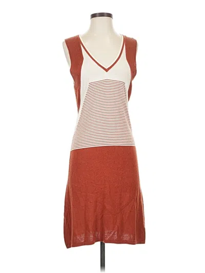 Pre-owned Max Studio Sleeveless T-shirt In Brown