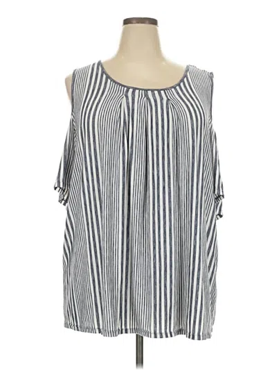 Pre-owned Max Studio Sleeveless T-shirt In Gray