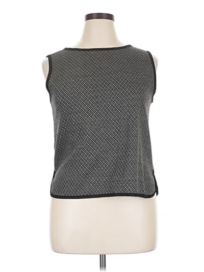 Pre-owned Max Studio Sleeveless T-shirt In Gray