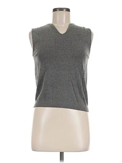 Pre-owned Max Studio Sleeveless T-shirt In Gray