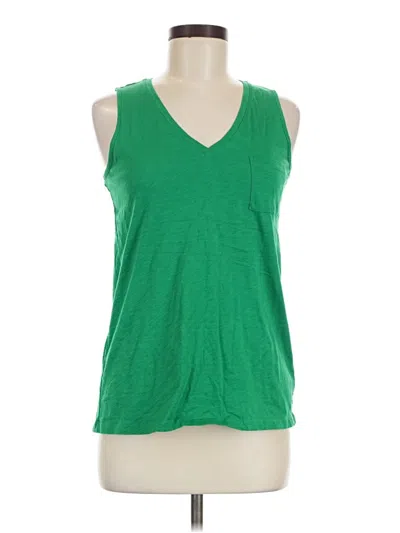 Pre-owned Max Studio Sleeveless T-shirt In Green