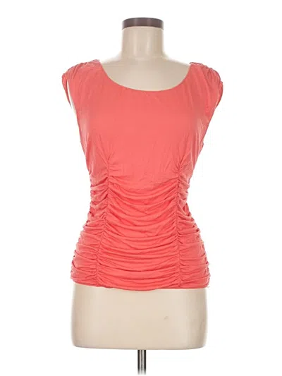 Pre-owned Max Studio Sleeveless T-shirt In Orange