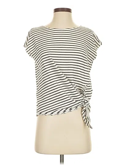 Pre-owned Max Studio Sleeveless T-shirt In White