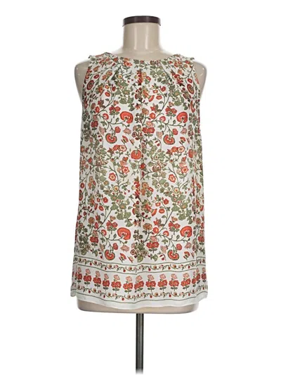 Pre-owned Max Studio Sleeveless T-shirt In White